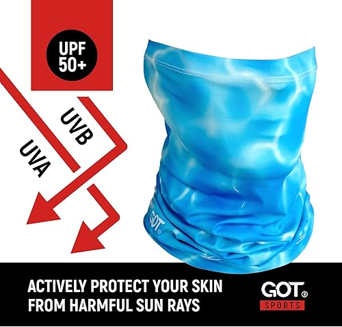 Miniatura 2 de GOT Sports UPF 50+ Bufanda de Pesca para Cuello - Máscara Facial UV de Protección Solar para Hombres y Mujeres - Cubierta Facial Camo SPF Gator