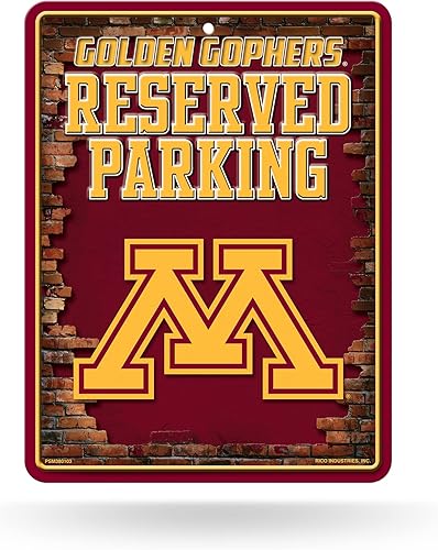 Vista 103 de Letrero de metal NCAA de 8.5 x 11 pulgadas, ideal para cueva de hombre, dormitorio, oficina, decoración del hogar Primario