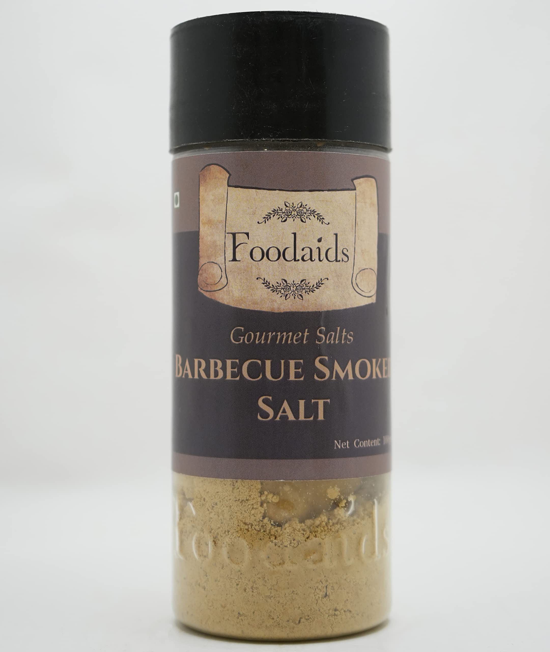 Foodaids Barbeque Smoked Salt - 100gm. Add smoky flavour to your Snacks| Dal Makhani| Tikka. Natural Barbecue Flavour. 2