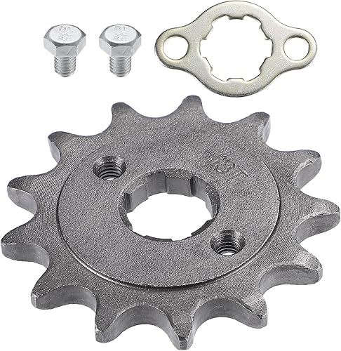 X AUTOHAUX 1 juego de 520 estilos 13 dientes 0.787 in ID motocicleta piñón delantero motor apto para motocicleta 50cc 70cc 110cc 125cc motocicleta