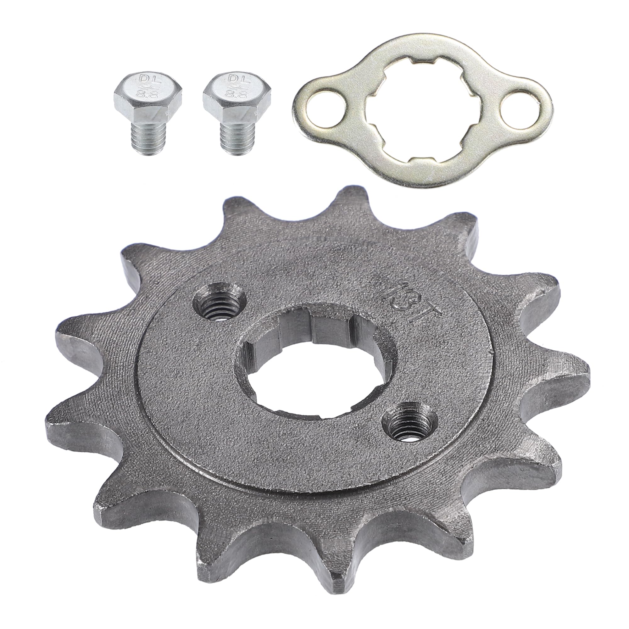 X AUTOHAUX 1 ensemble 520 Style 13 dents 20 mm ID Moto Avant Moteur Pignon Fit pour 50cc 70cc 110cc 125cc Moto Dirt Pit Bike Mini Bike ATV