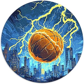 Comprar Puzzle Baloncesto 1000 Piezas para Adultos Juego Relajante de cartón Puzzles Baloncesto Ciudad Relámpago Decorativo Regalo 1000pcs (67.5x67.5cm)