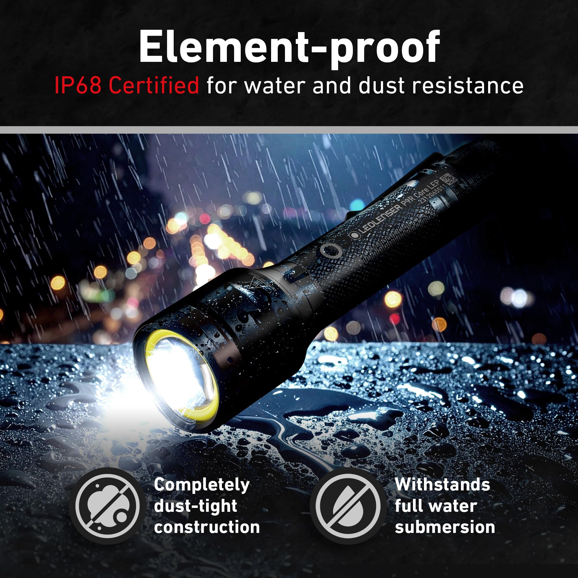 Amazon.com: Ledlenser P9R Core LEP Flashlight - Black Aluminum