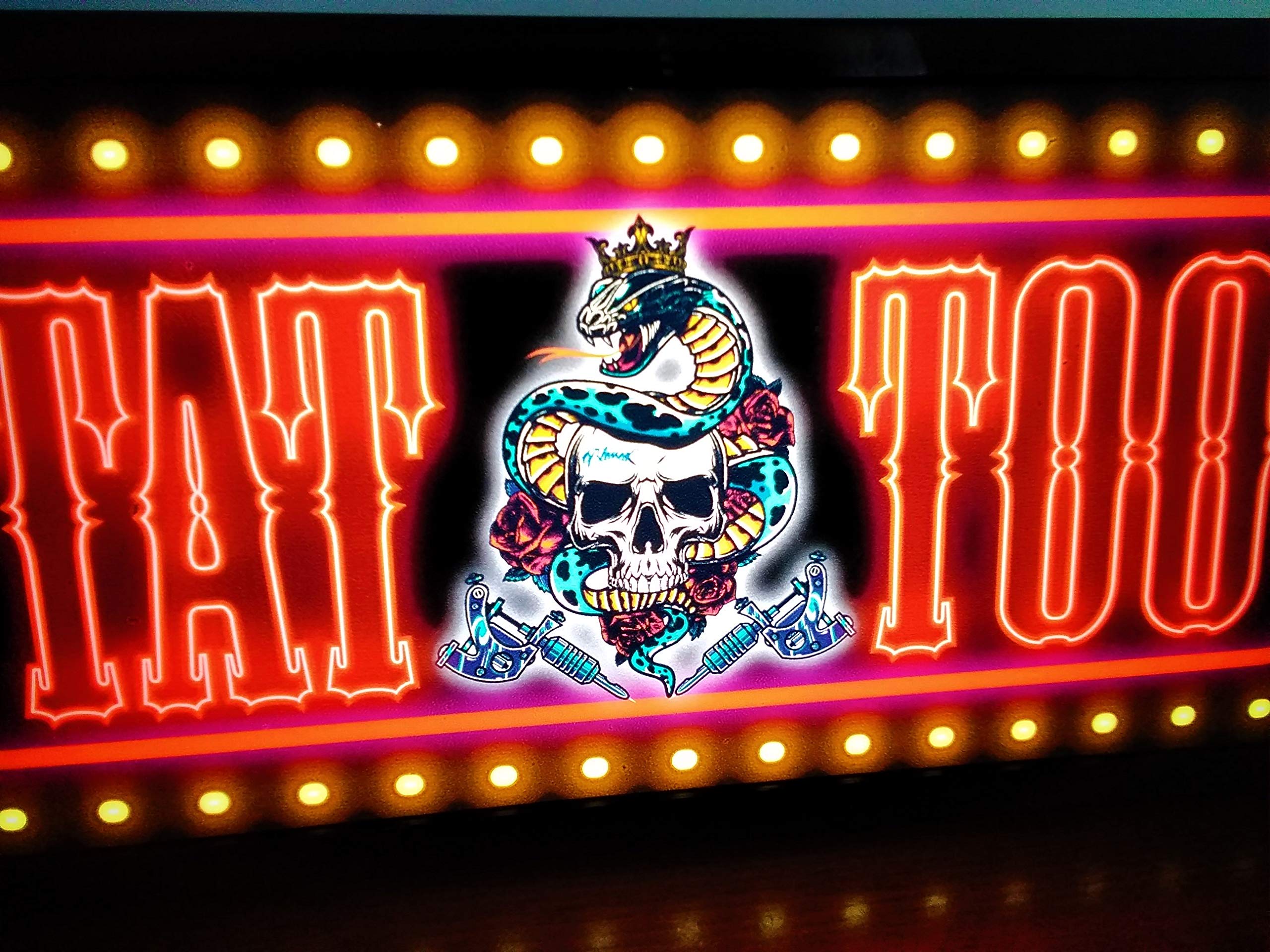 Amazon.co.jp: タトゥー TATTOO 2 刺青 ショップ 看板 置物 雑貨