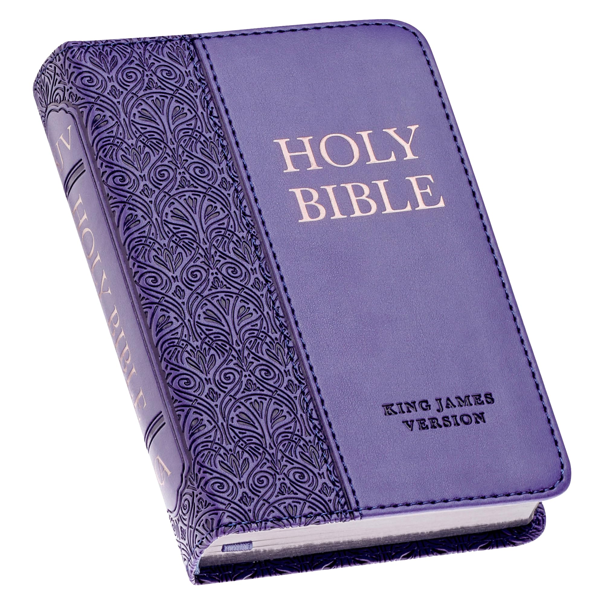 KJV Bible Mini Pocket Purple Imitation Leather – 9 August 2020
