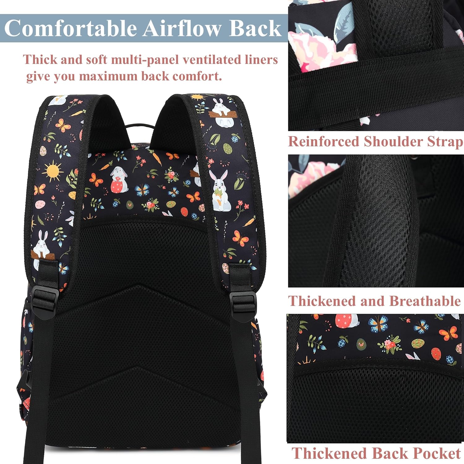 Travel Backpack for Women Laptop Backpack Water Resistant College Stylish Backpacks Dapack Shoulder Carry On Bag Geometry Black