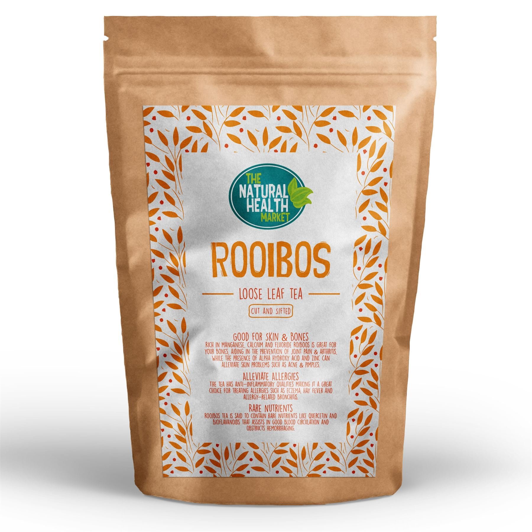 Organic Ginger Loose Leaf 200g | Soil Association Certified | Ginger Tea Organic | Made in UK | Vegan, Healthy Tea | Spiced Tea for Digestion | Climate Pledge Friendly By The Natural Health Market — view 7