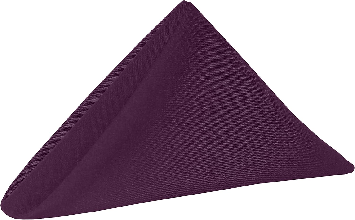 Ultimate Textile -5 Dozen- Cotton-Feel 20 x 20-Inch Cloth Dinner Napkins, Aubergine Eggplant Purple