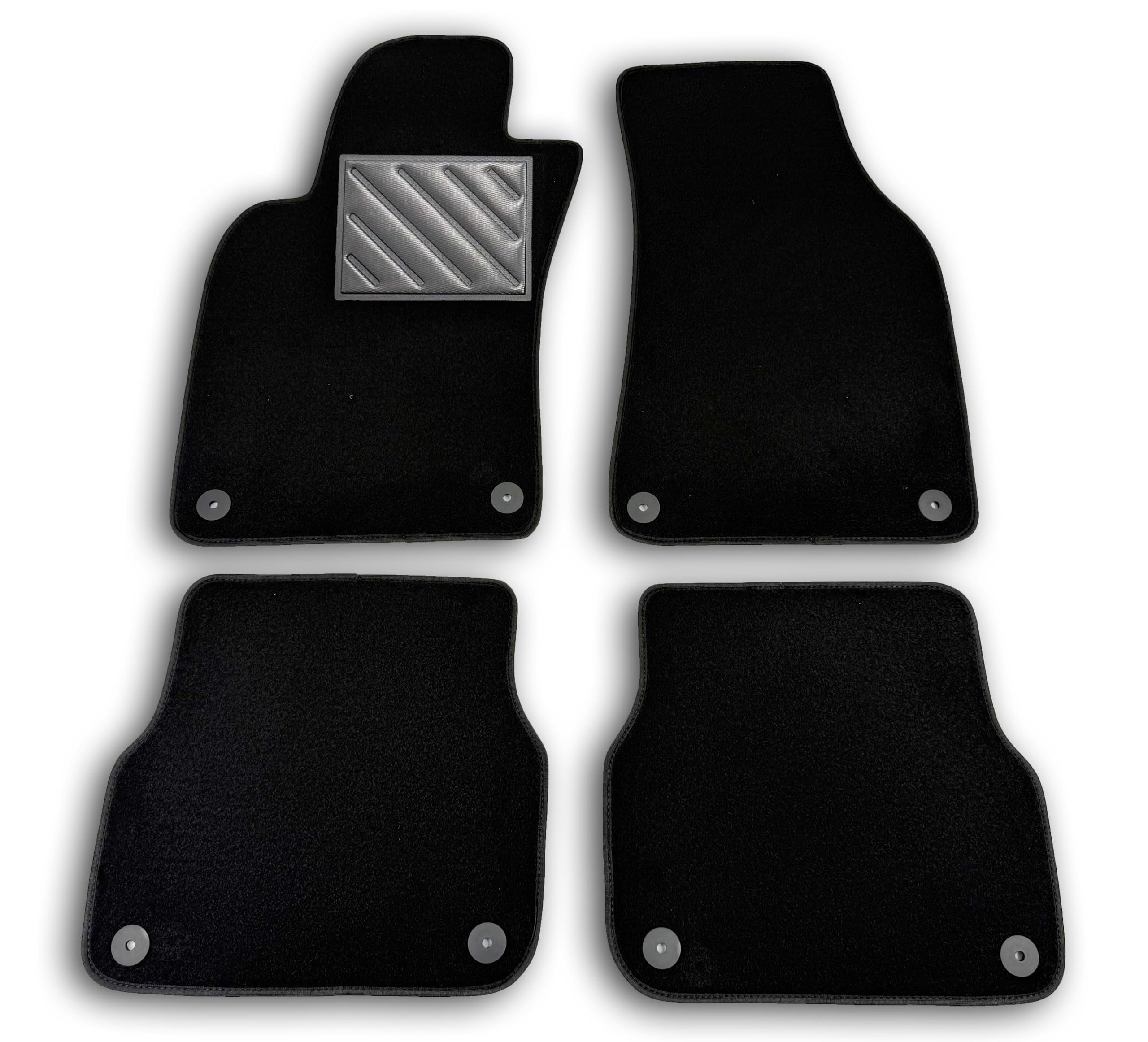 Alfombrillas para Audi A6 C6 2004-2011 Delantero/Sedán/Allroad a Medida Antideslizante, umbral de Puerta de Goma Reforzada
