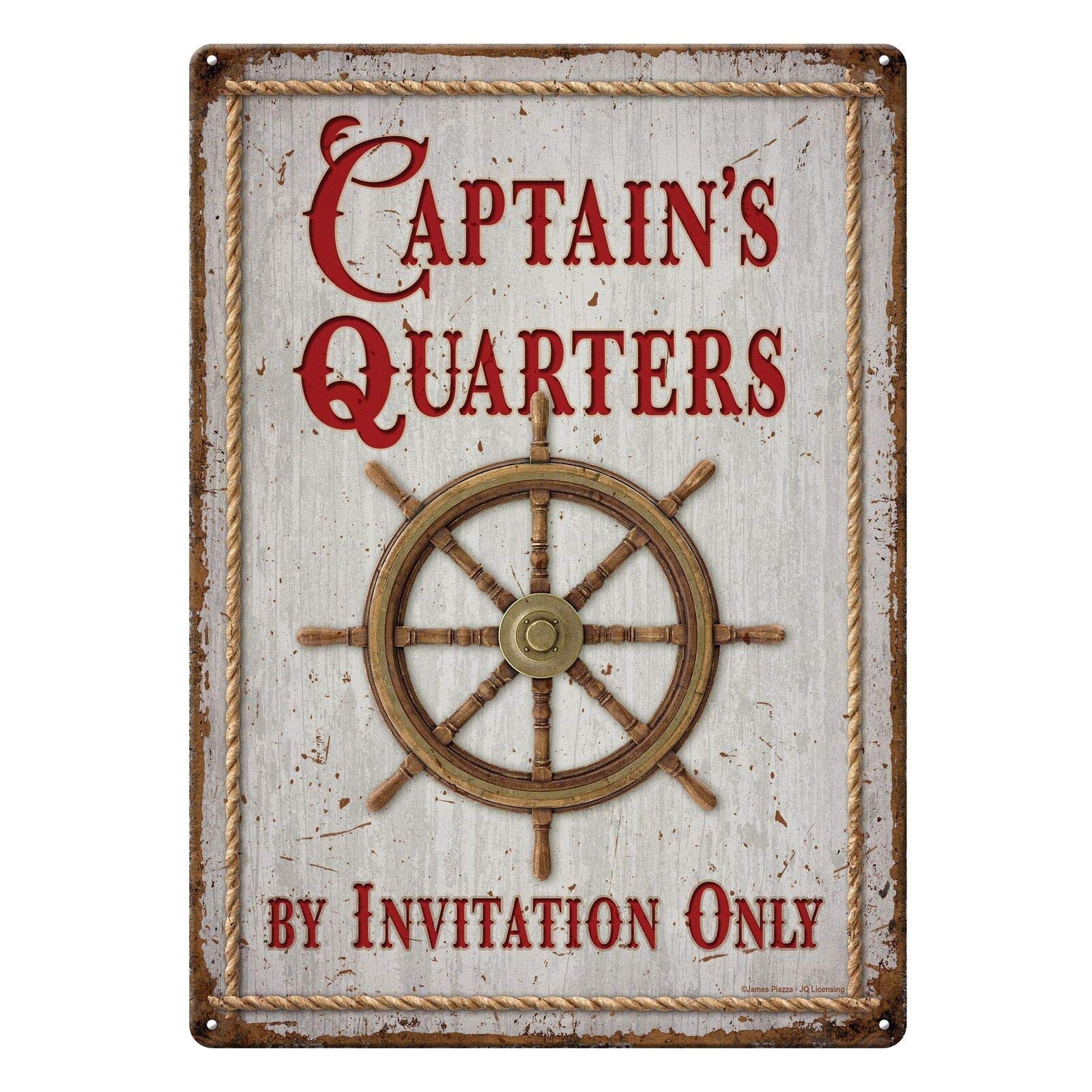 Kueprae A320 Tin Sign Captain's Quarters Metal Sign 12"X8"