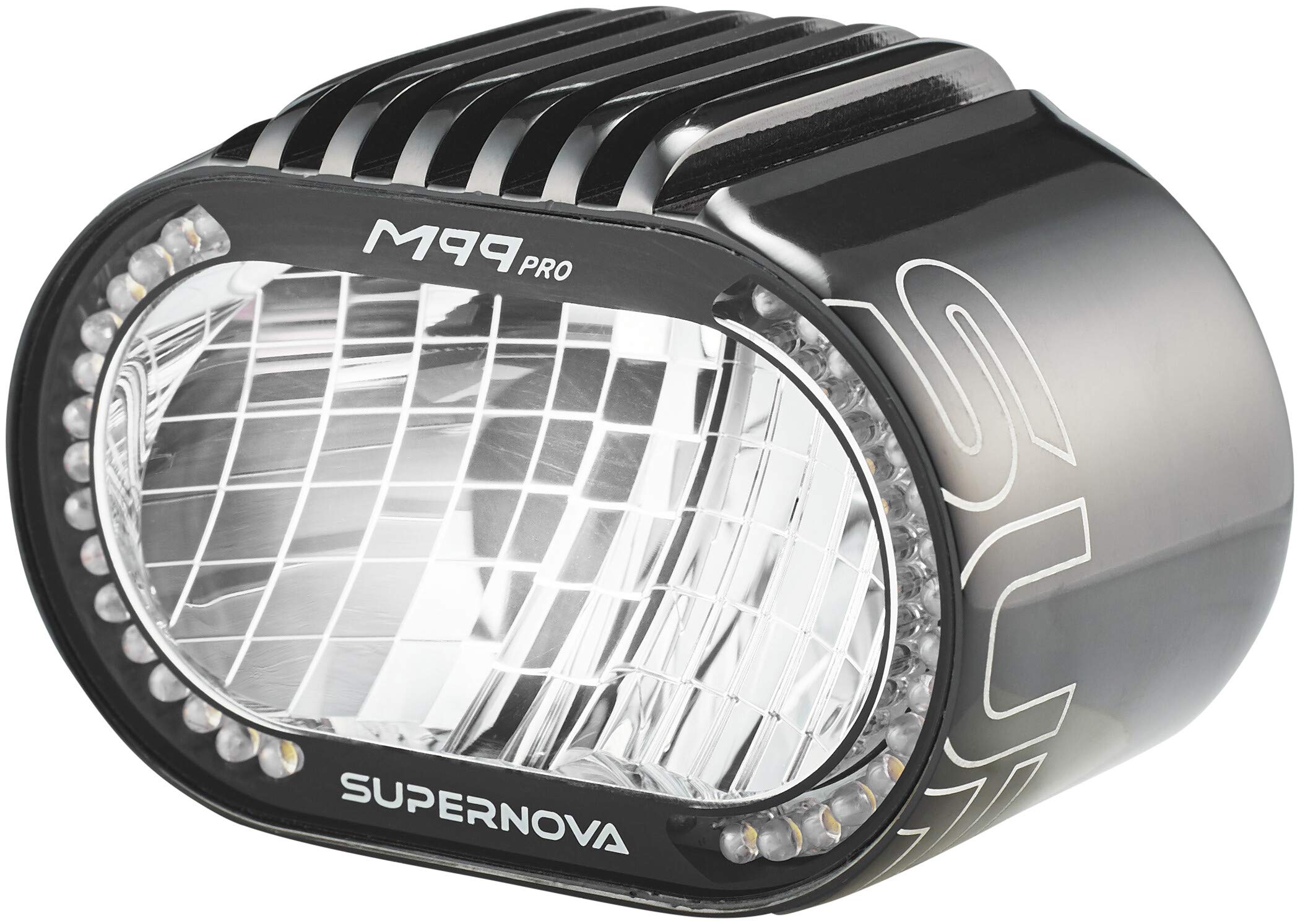 SUPERNOVA Unisex – Erwachsene M99 Pro Fahrradlicht, schwarz, 1100-1600 Lumen