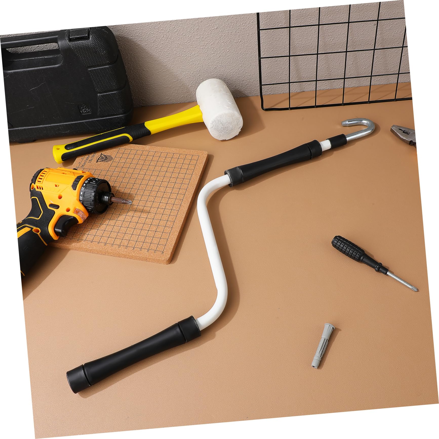 BESTonZON Manivela Toldo Manual Diseño Ergonómico y Mango de Goma para Toldos Retráctiles de Uso Exterior en Terrazas y Refugios Lluvia