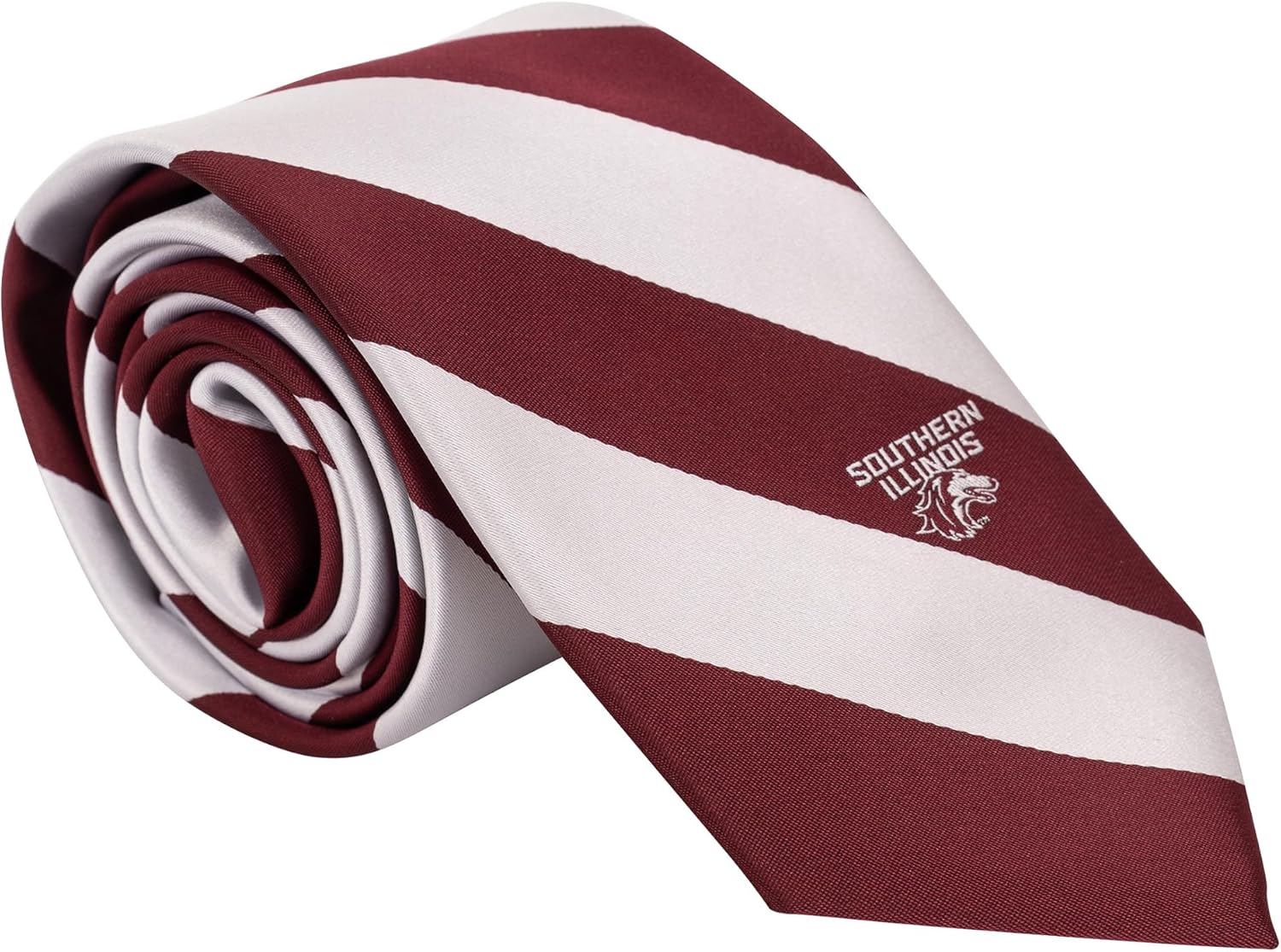 Desert Cactus Southern Illinois University - Carbondale Neck Tie SIU Salukis 100% Polyester Necktie with Logo, Officially Licensed (Style A)