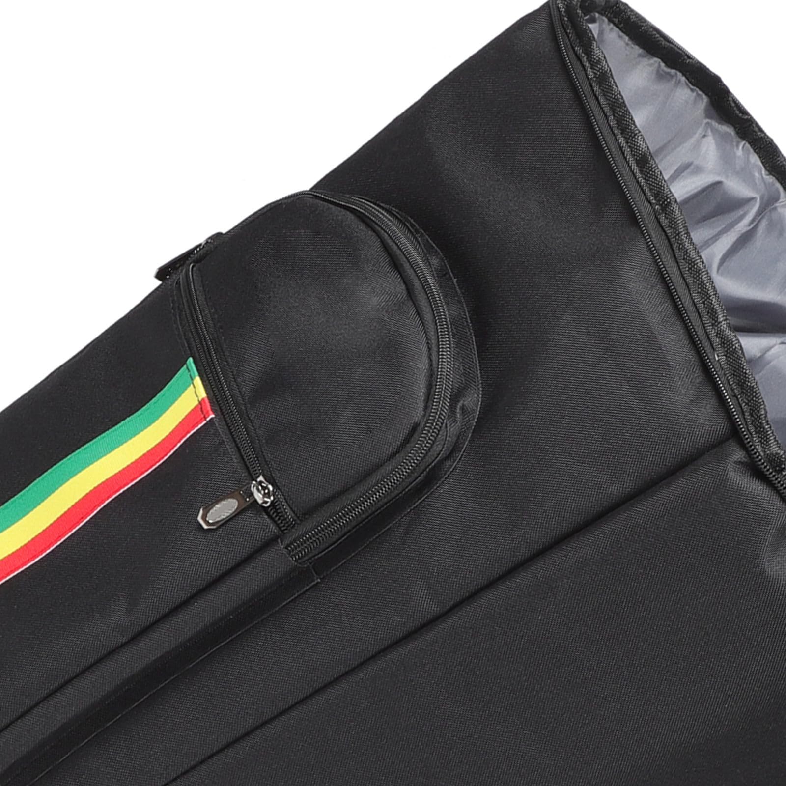 Borsa Porta-tamburi Africani 8-12 Pollici, Custodia | Oxford Cloth Nero, Tracolle a Spalla e Schiena, per Trasporto Comodo in Varie Occasioni