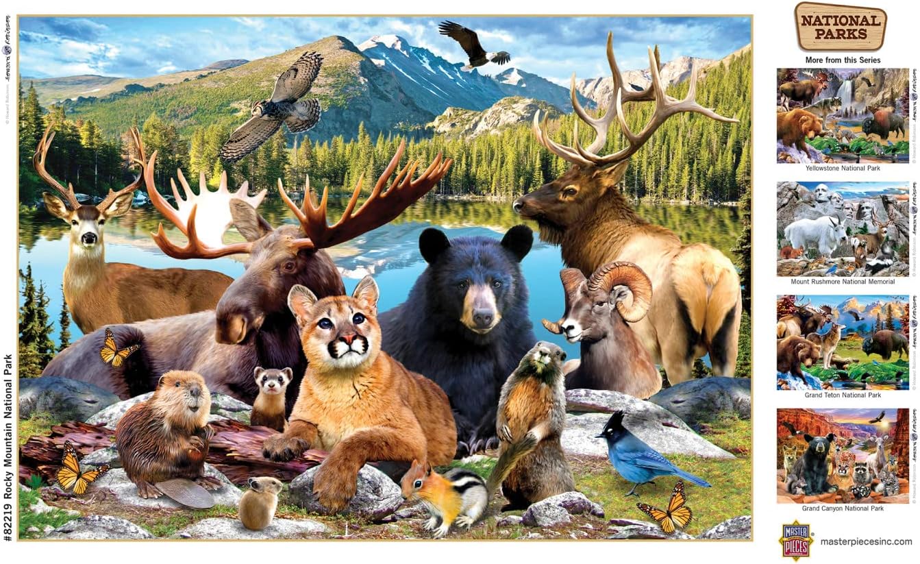 MasterPieces 500 Pieces Jigsaw Puzzle for Adults, Family, Or Youth - Rocky Mountain National Park - 15"x21"