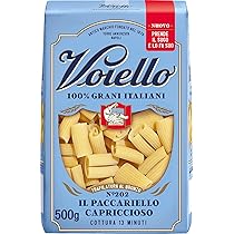 Voiello Il Paccariello Capriccioso n. 202, Grani 100% Italiani, Pasta Trafilata Al Bronzo, 500 g