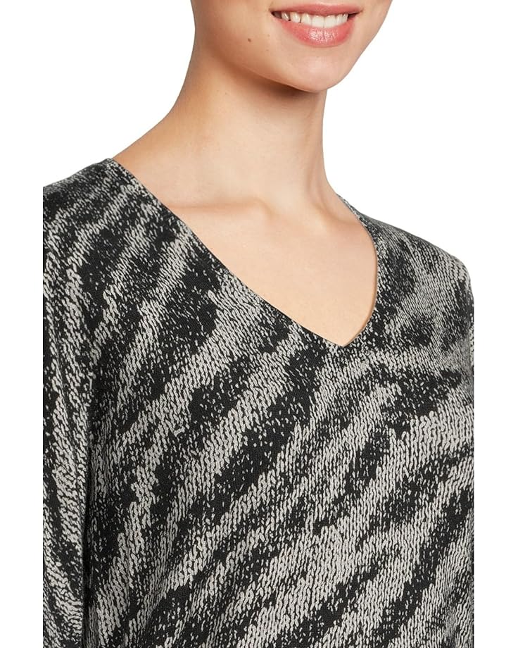 Elliott Lauren Zebra Crossing - Printed V-Neck Sweater - #4 of 5