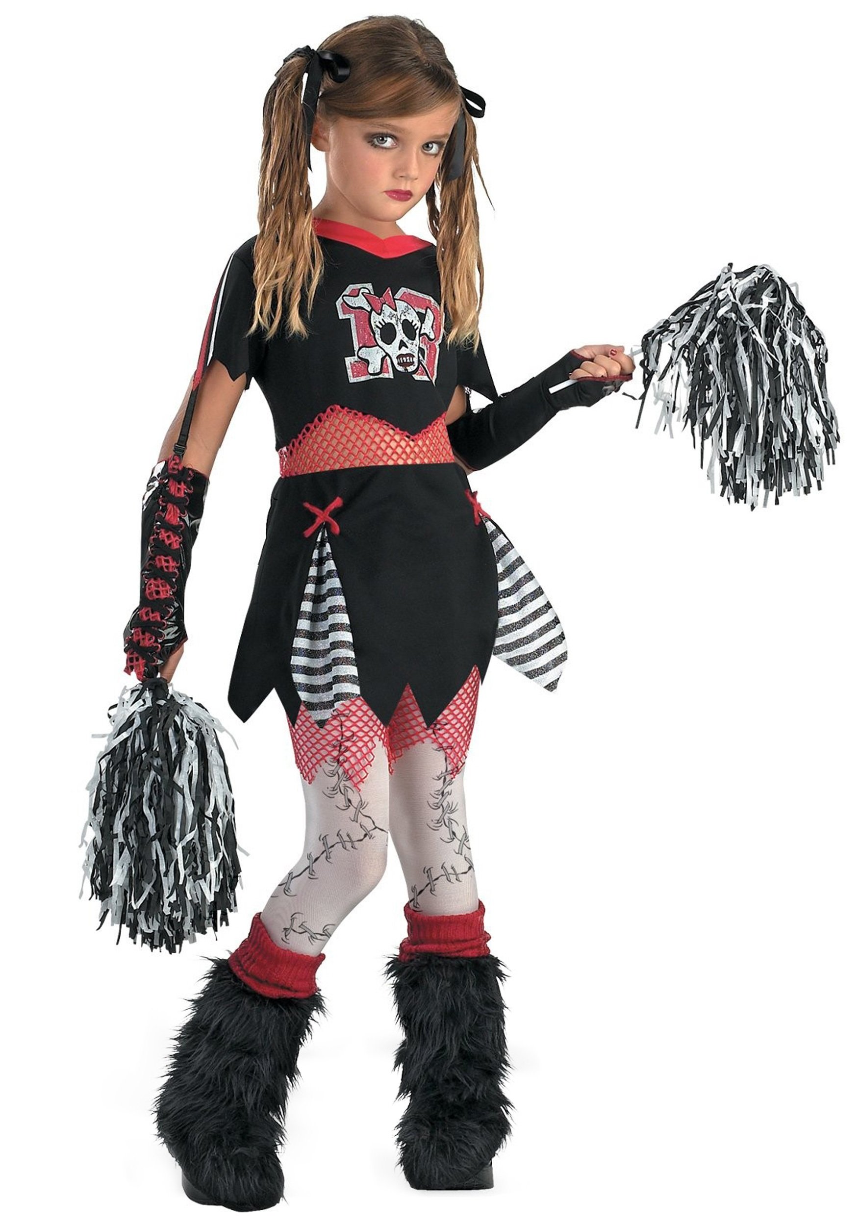 DisguiseD|CEPTIONS 2 Disguise Cheerless Leader - Size: Child M(7-8), Black/Red