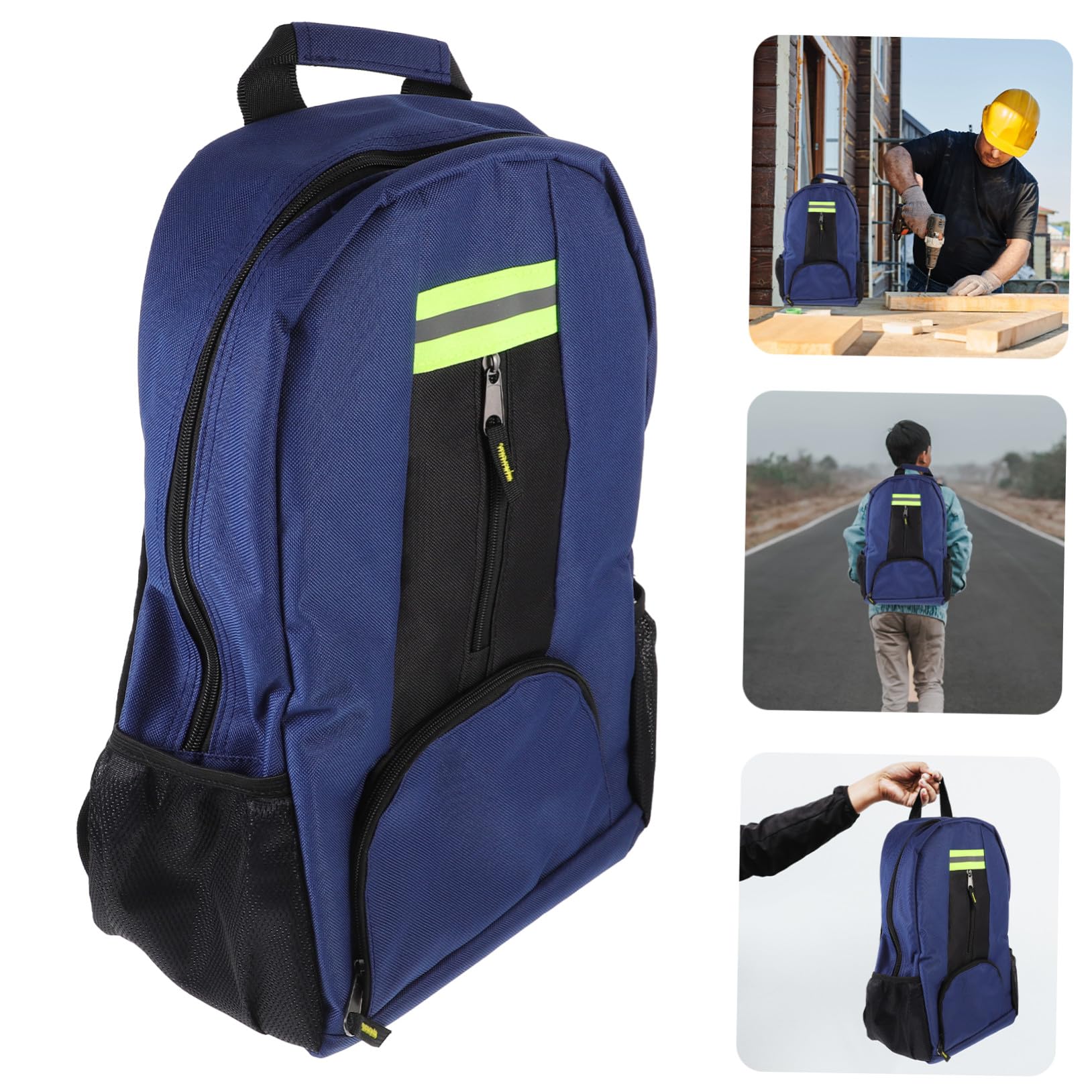 Bolsa de Almacenamiento de Herramientas, Mochila de Lona Gruesa | Múltiples Compartimentos, Ligera y Fácil de Limpiar, Decoracion Colegio, Gran Capacidad para Kit de Reparación