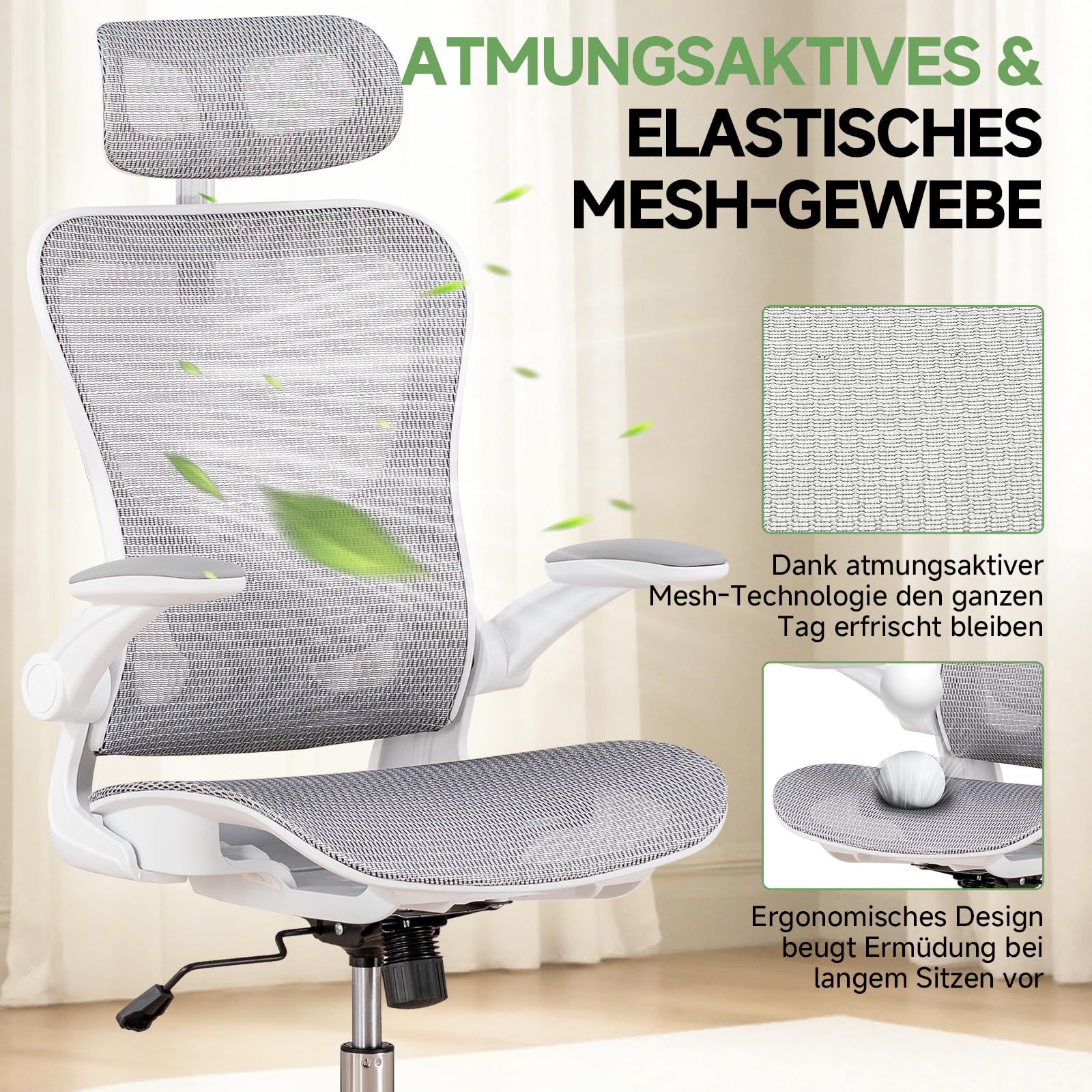 Gtplayer Bürostuhl Ergonomisch – Bild 2