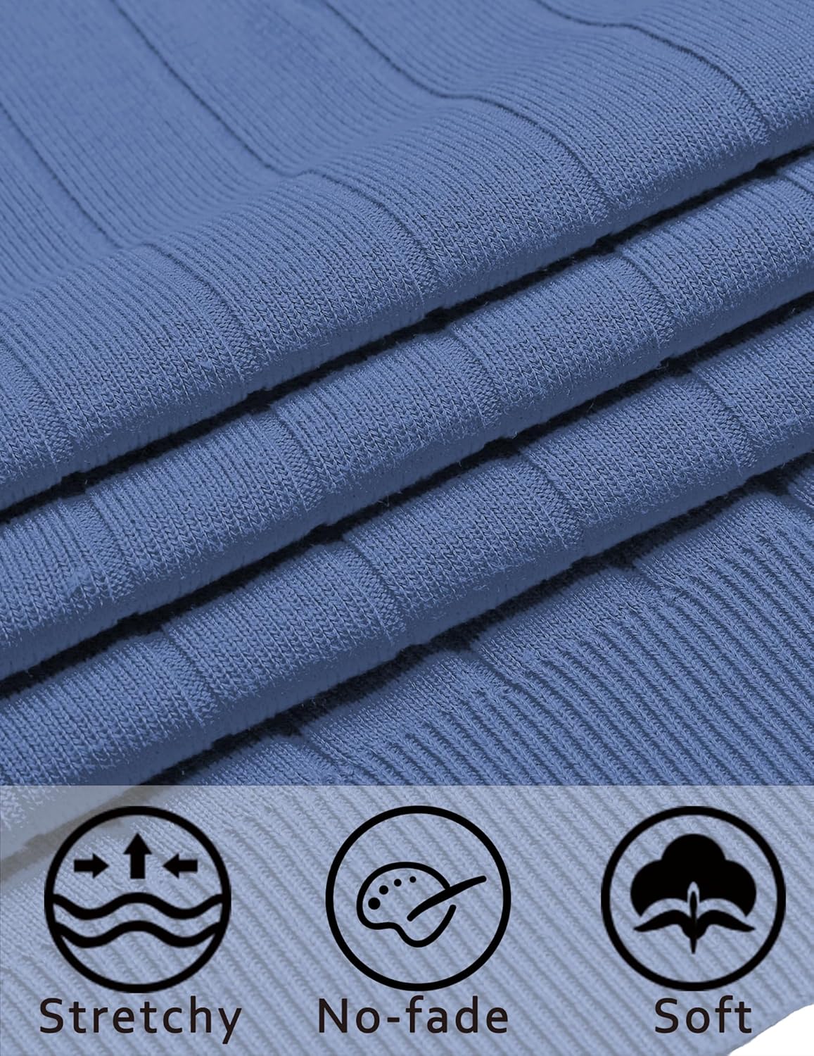 COOFANDY Mens Sweaters Polos Long Sleeve V Neck Knit Polo Lightweight Casual Pullover Sweater
