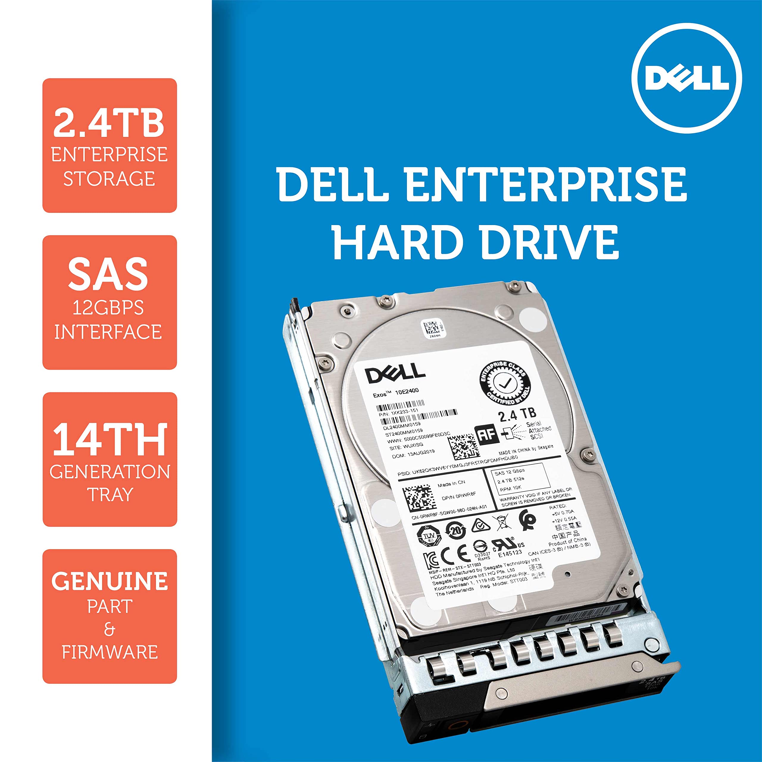 Amazon | Dell 2.40 TB ??????? - SAS (12Gb/s SAS) - 2.5