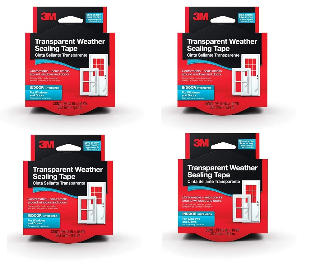 3M 30 in. L x 0.25 mm Silicone Clear For Windows All Weather Flashing Tape