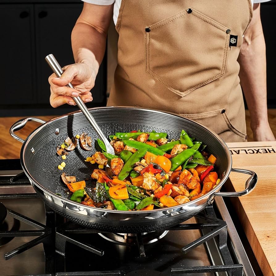 Amazon | HexClad (ヘックスクラッド) ハイブリッド 焦げ付き防止 14 Amazon | HexClad (ヘックスクラッド) ハイブリッド 焦げ付き防止 14