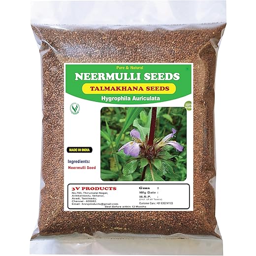 3V Neermulli Seeds 200g - Raw Talmakhana Seed