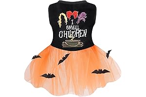 Halloween Dog Dresses for Medium-Sized Girl Dogs: Spooky Bat Costume