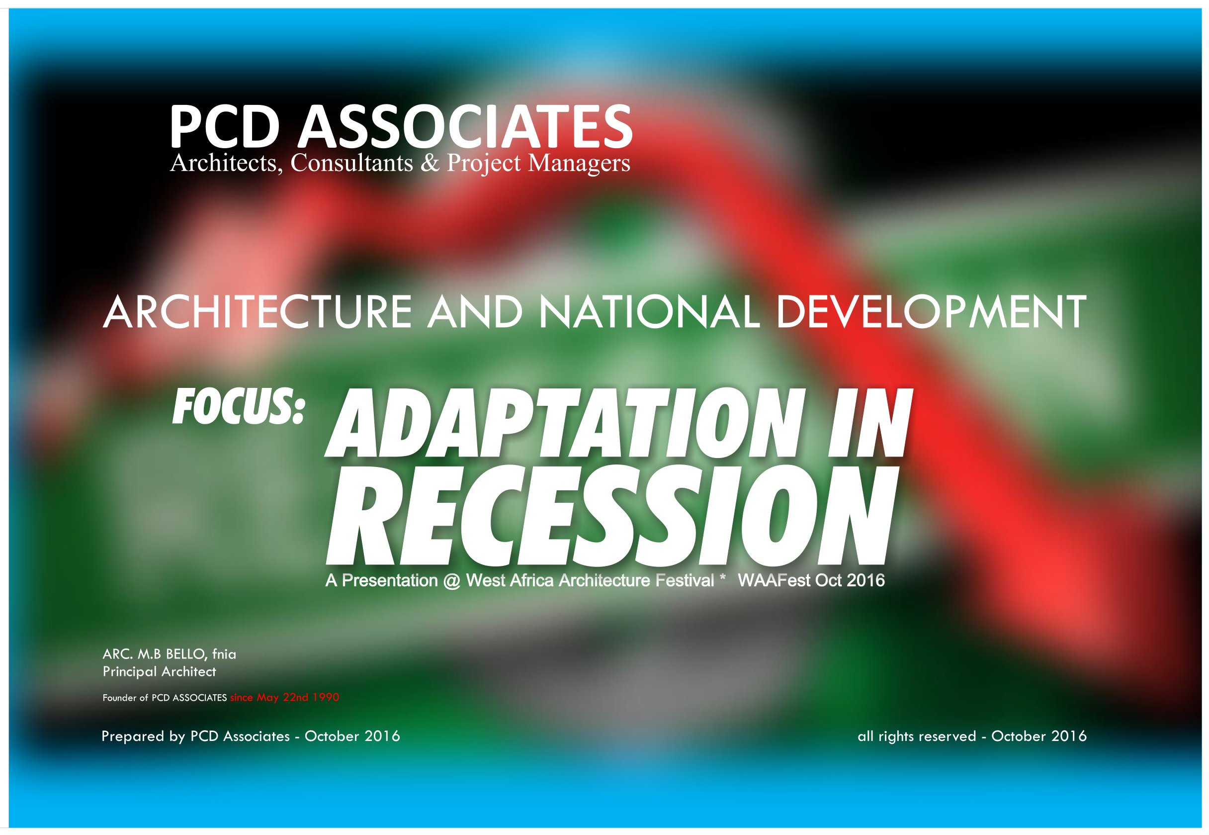 Architecture and national development adaptation recession urban planning book
