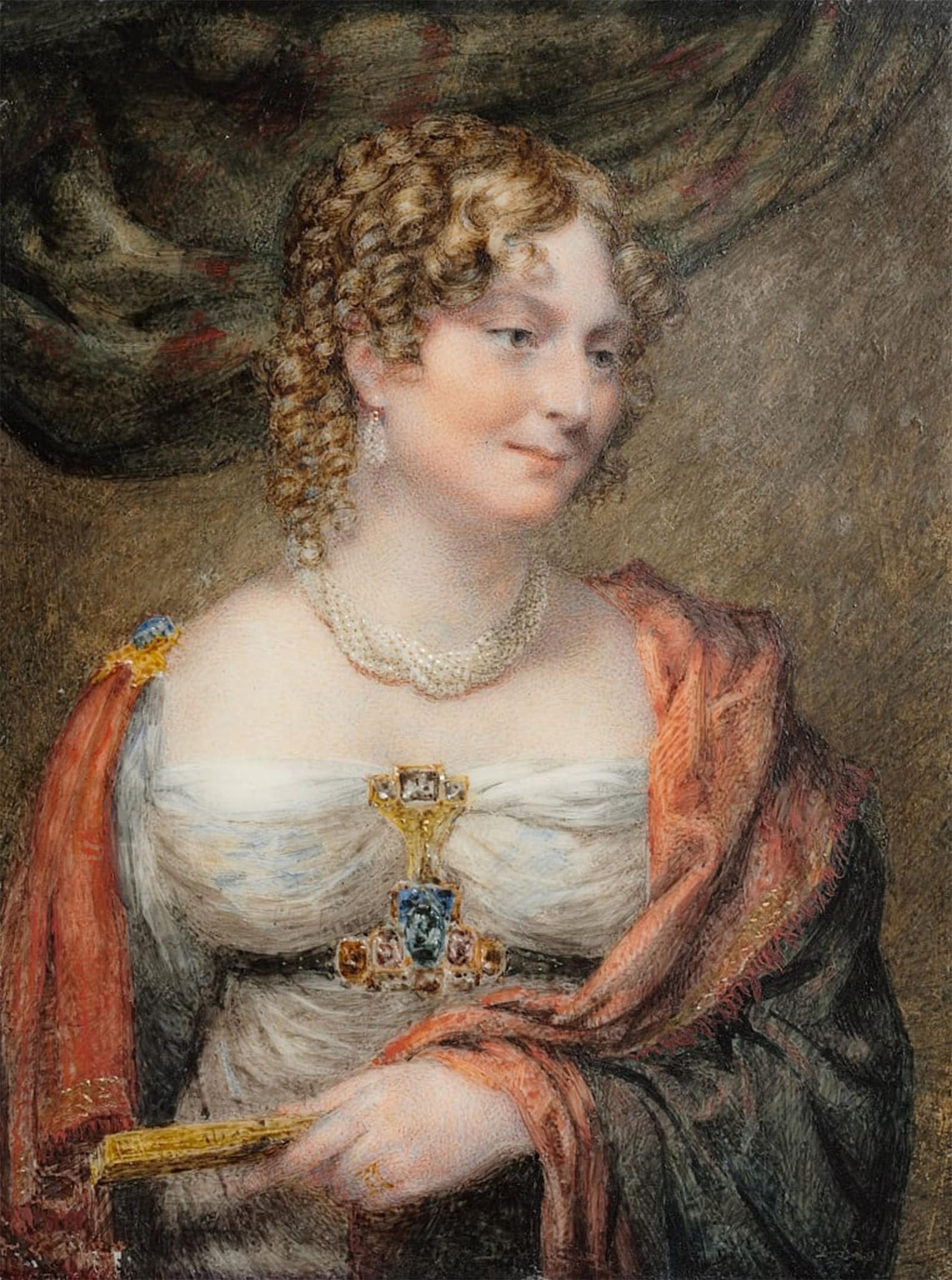 POSTERIIk Famous Animal Posters Vintage Picture Portrait of Anne Law Née Towry St Lady Ellenborough by Linnell Modern Wall Decor for Home Decor 60x90cm