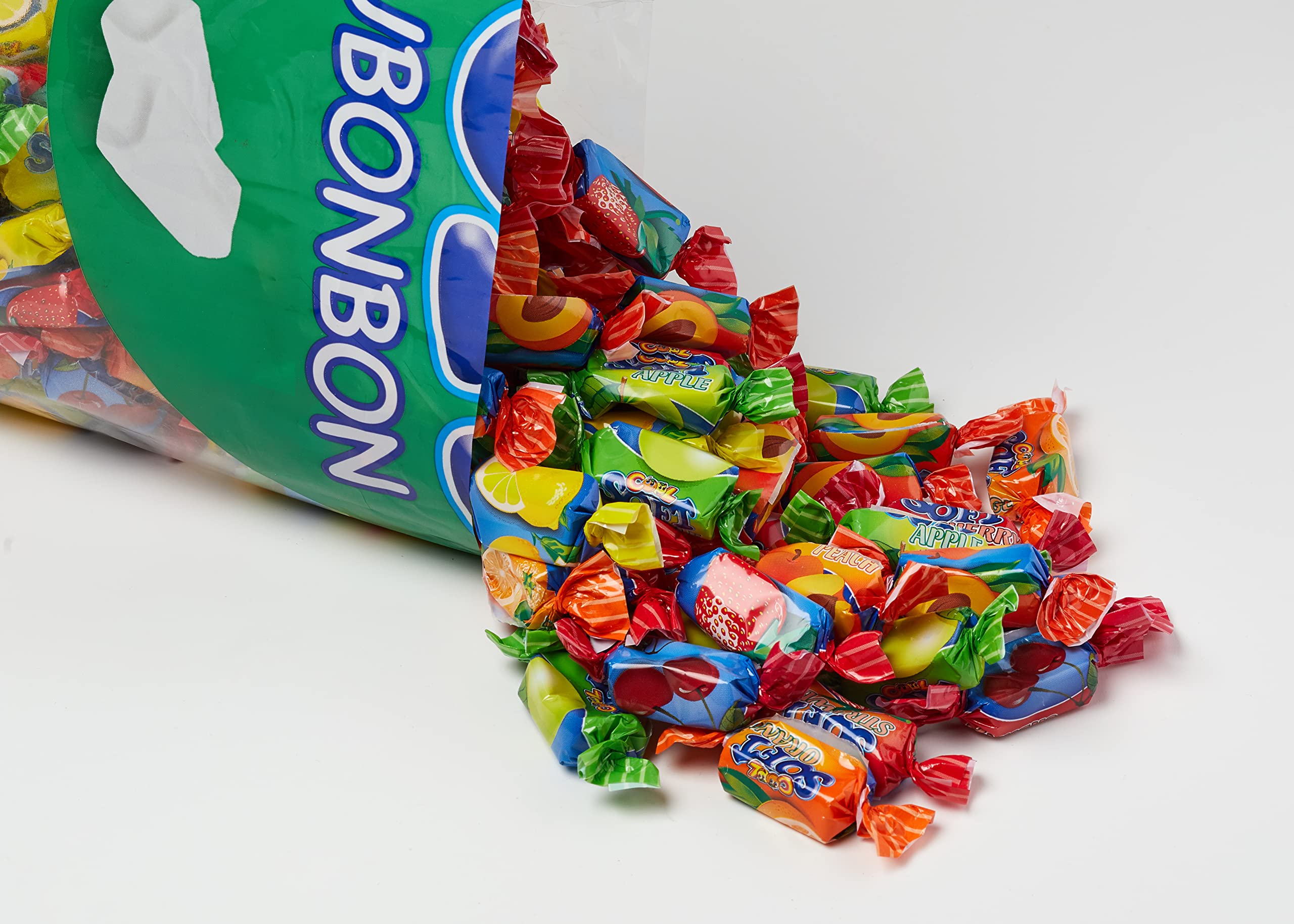 Cool Bonbons à mâcher doux | Végétalien et sans gluten | Dans un sachet de 1 (1 x 3 kg)