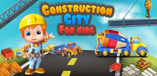 Construire villes Jeux enfants : jeu de construction pour enfants - excavateurs, camions et grues pour construire la ville ! gratuit – vue 7