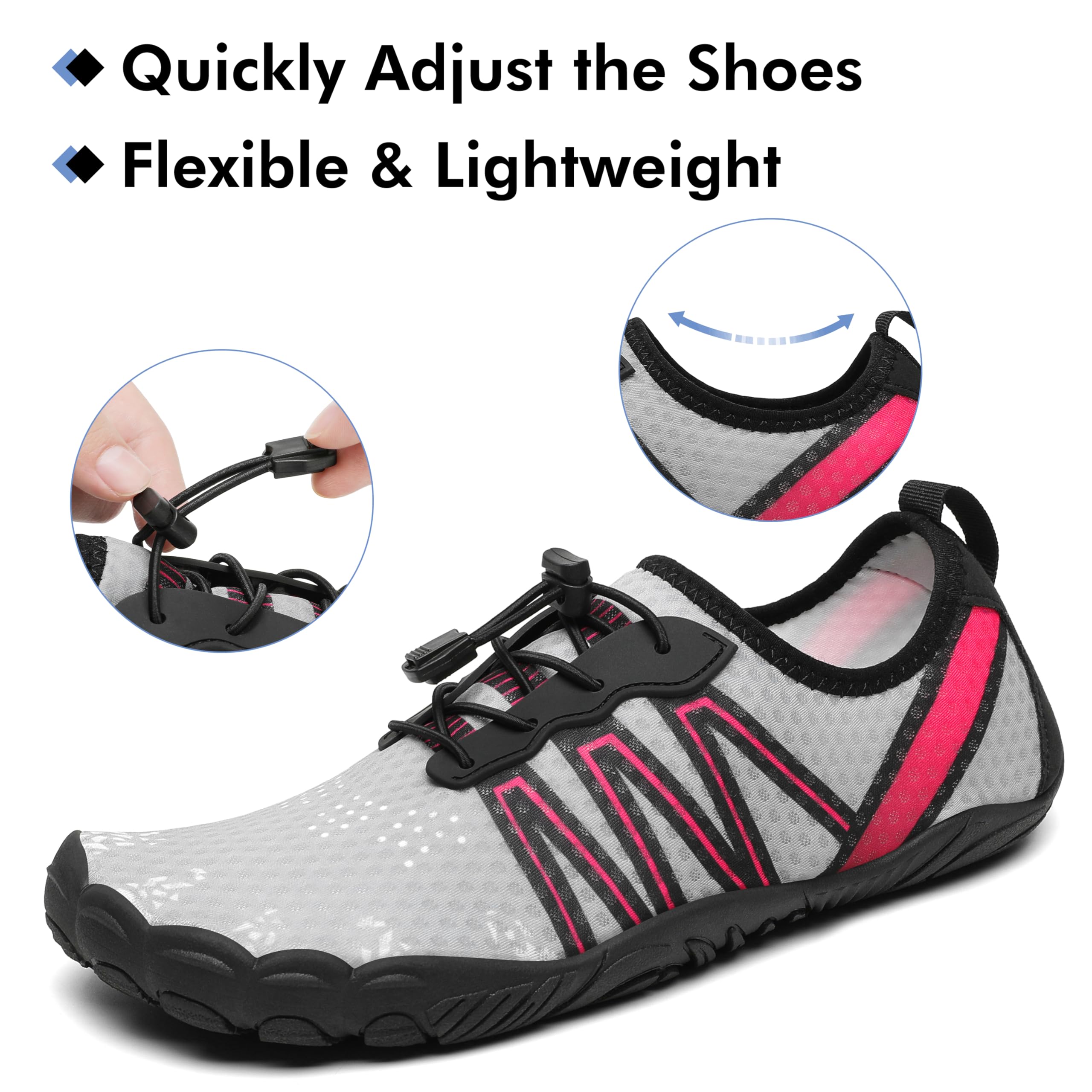 Mishansha Scarpe da Scoglio Donna Scarpette a Piedi Nudi Uomo