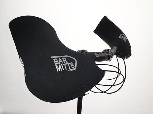 Miniatura 7 de Bar Mitts manoplas para el manubrio de la bicicleta, de color negro