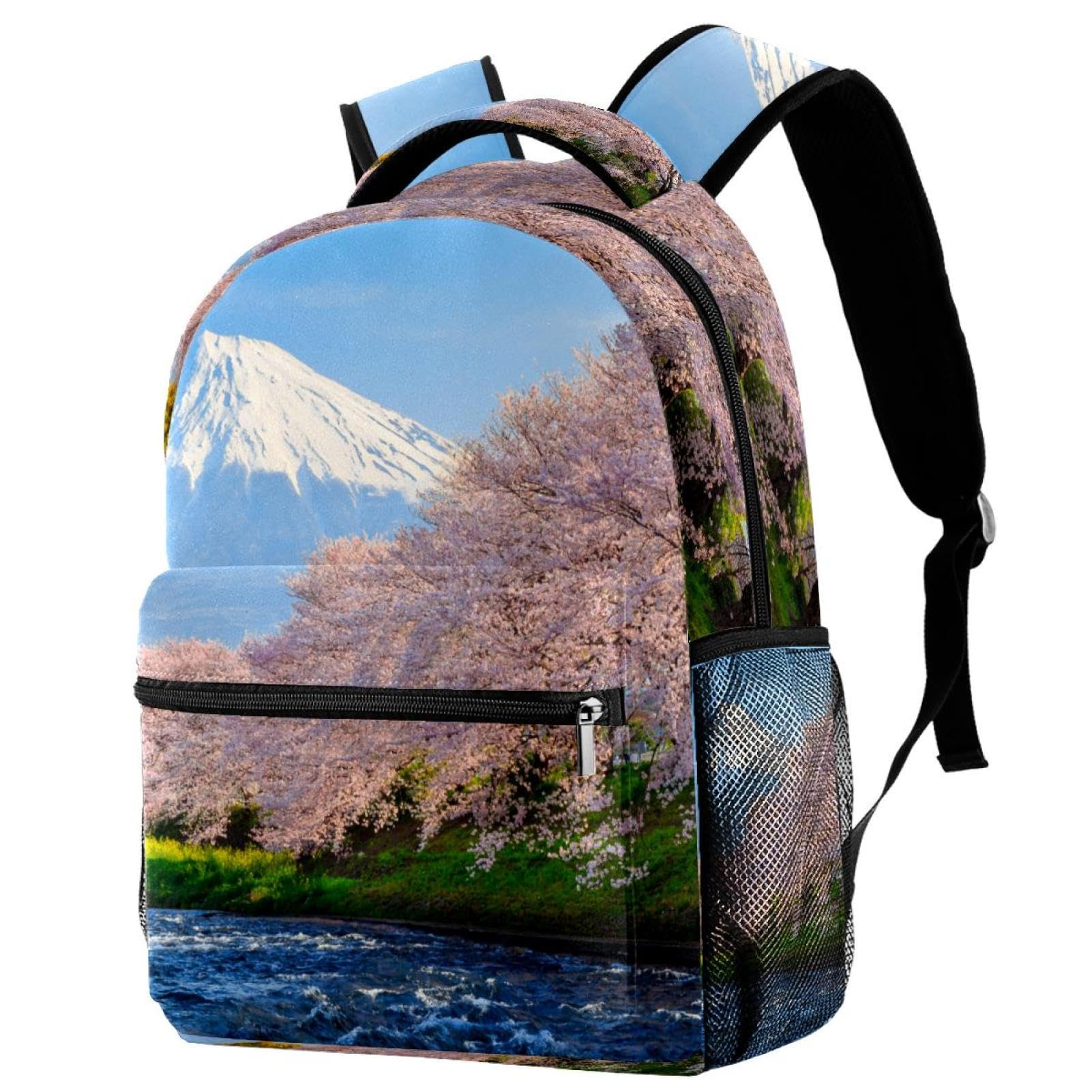 Sac à dos d'école cerise 40cm pour filles et adolescentes - 7