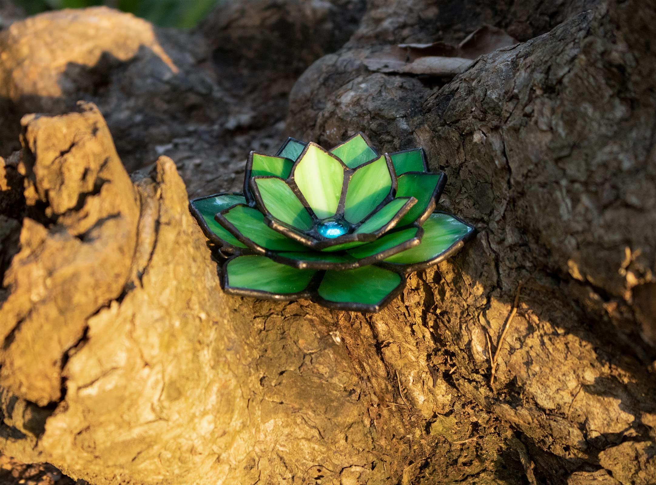 succulent wall decor Wall Decor Idea: Large Ceramic Succulent Flower Green Art  Chive US  Wholesale
