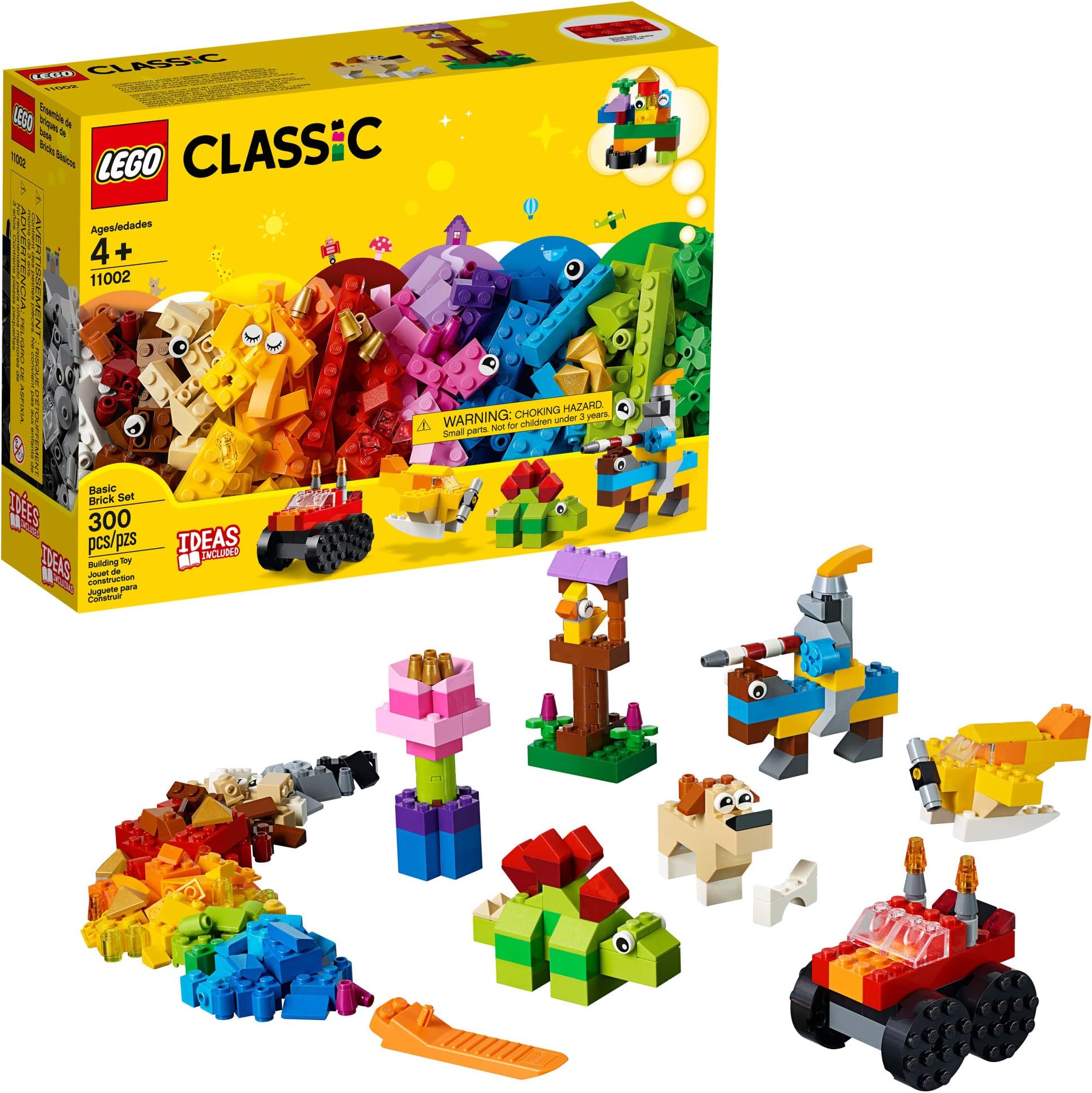 LEGO Classic Basic Brick Set 11002 Building Kit (300 Pieces)
