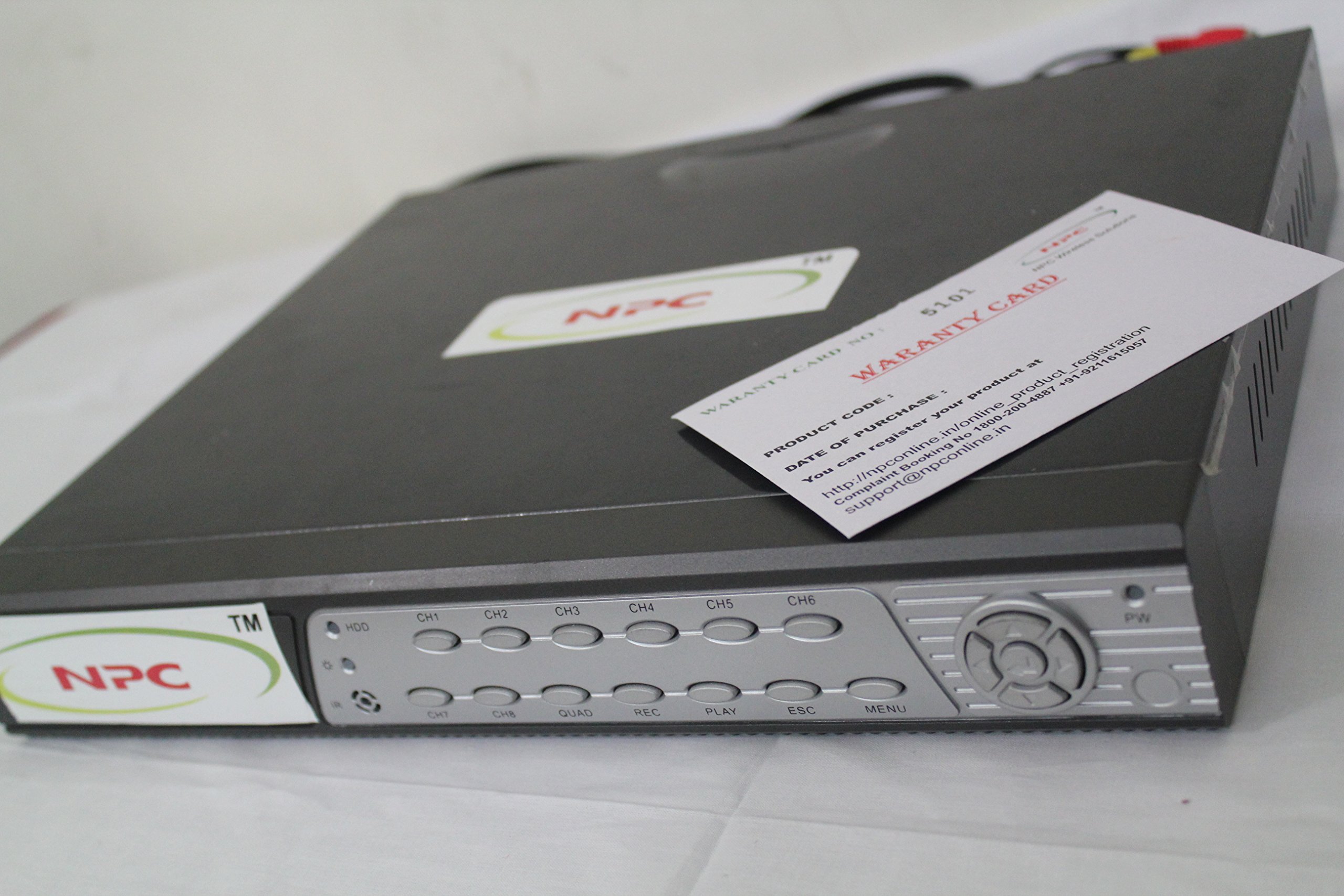 Buy NPC 8 Channel Network H.264 DVR for 8 Cameras Online at Low