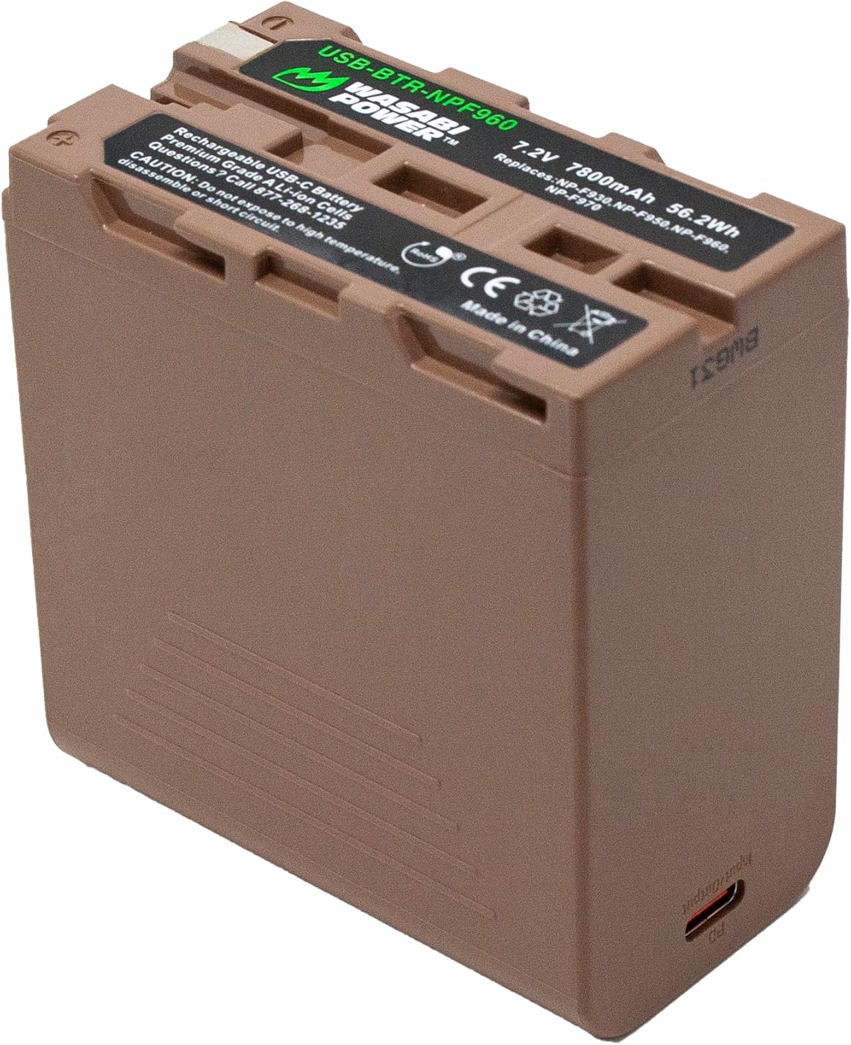 Wasabi Power 2-Pack Rechargeable Battery For Sony NP-F975, NP-F970, NP-F960, NP-F950 Camcorders