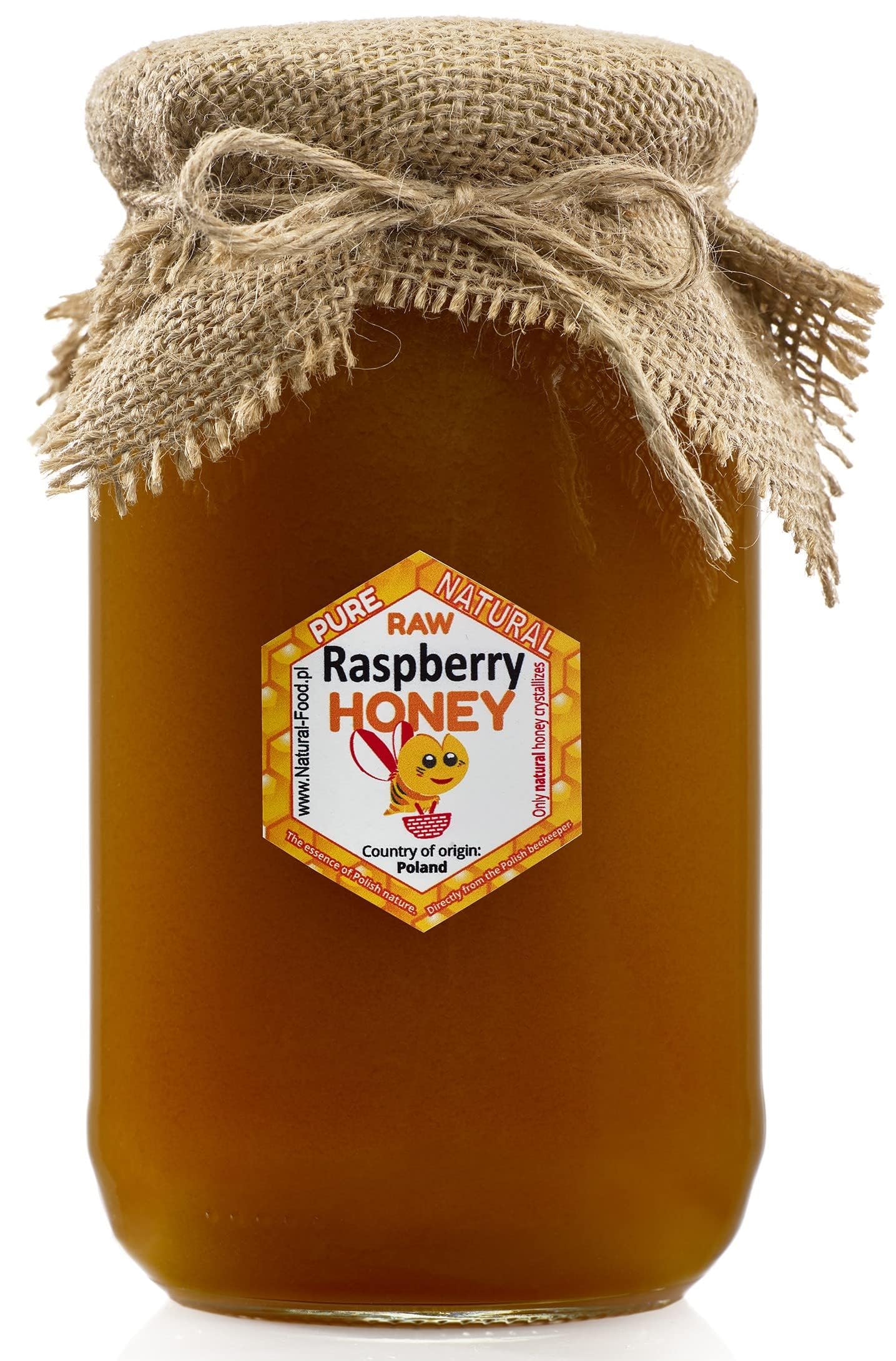 RAW HONEY direct from beekeepers in Poland | 11KG | RASPBERRY HONEY| Raw, natural, very healthy, with no additives. Unfiltered, not spun or heated | Made by bees