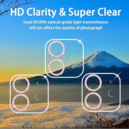 Miniatura 187 de 3 Pack Tempered Glass Camera Lens Protector for iPhone 12 6.1", Ultra HD, 9H Hardness, Anti-Scratch, Case Friendly, Easy to Install