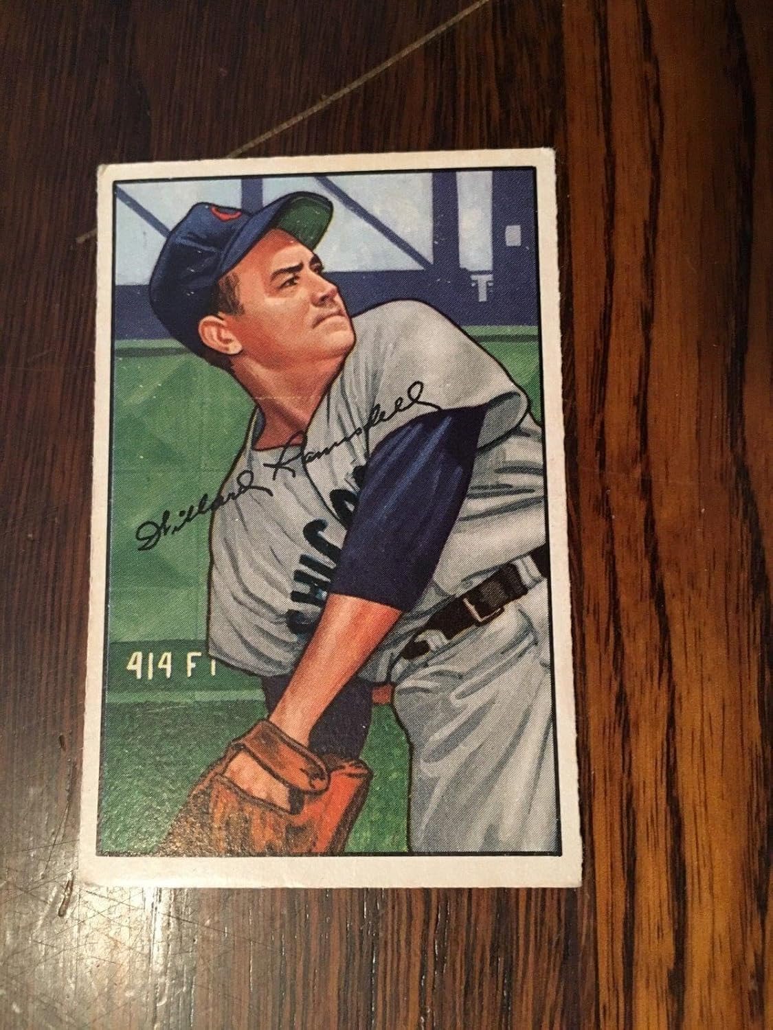 1952 Bowman #22 Willard Ramsdell Chicago Cubs Baseball Card Ex/mt Nm - Baseball Cards