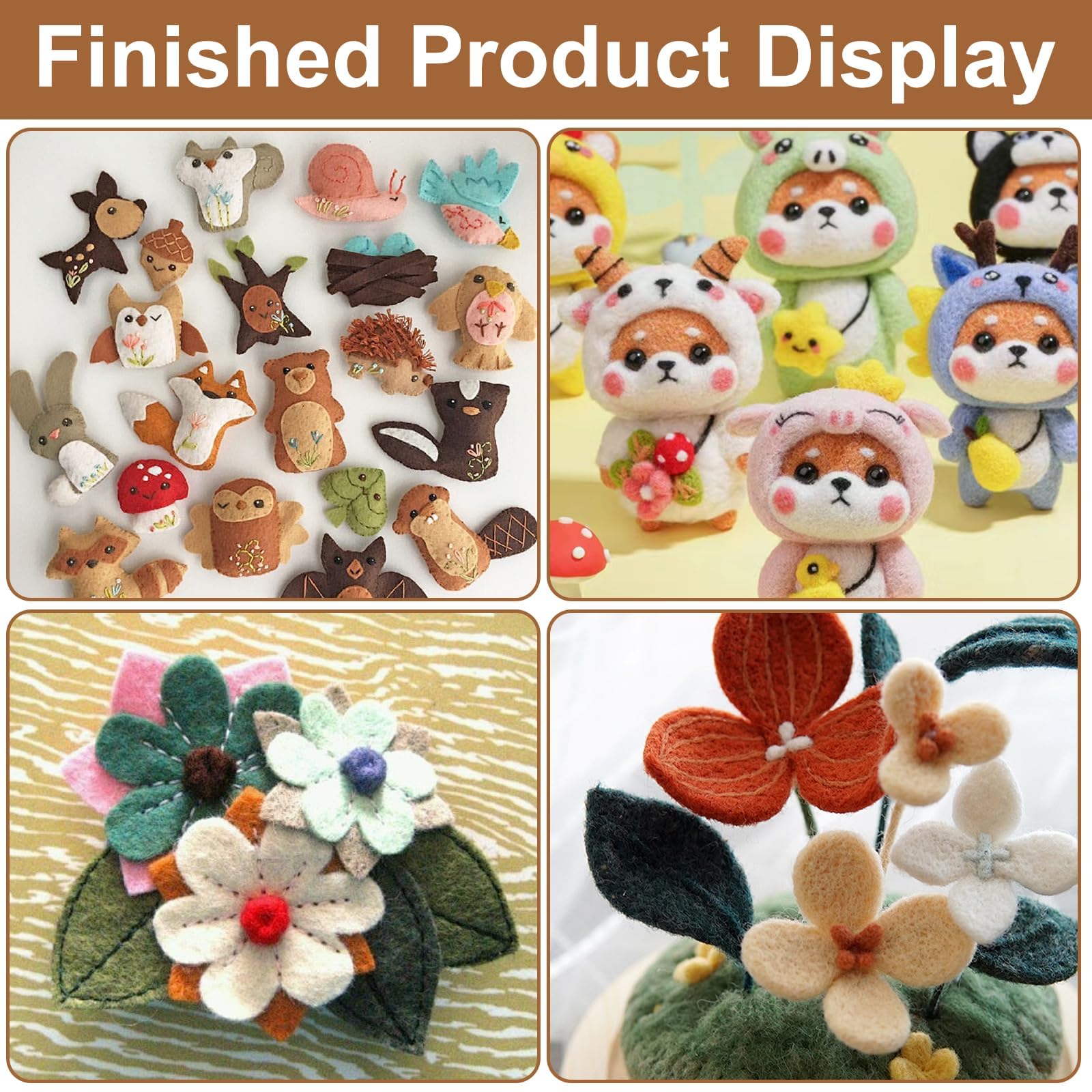 Kit Feutrage à L'aiguille Tampon De Feutrage à L'aiguille Aeaocvo