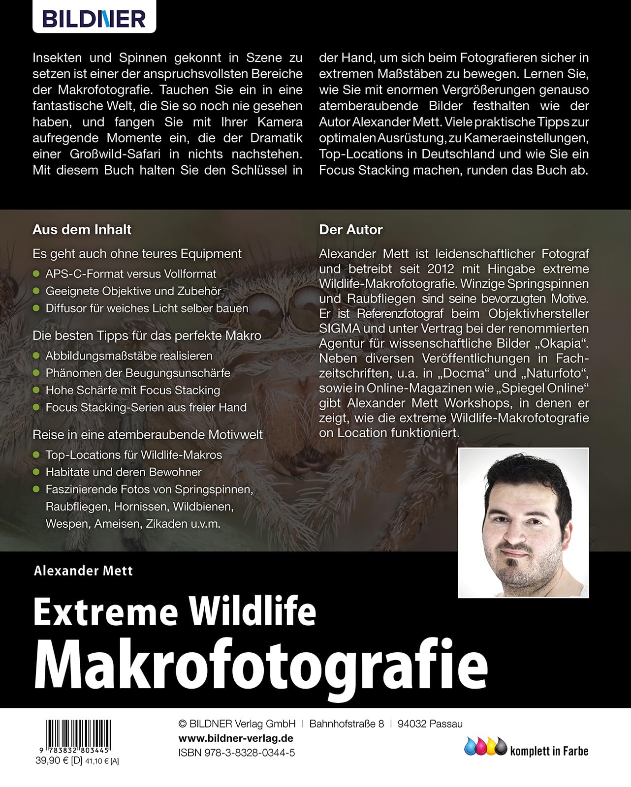 Extreme Wildlife-Makrofotografie: Für bessere Fotos von Anfang an!. Reise in eine atemberaubende Motivwelt von Insekten & Spinnen. Aufnahmetechnik und ... Grenzen sprengen mit enormer Vergrößerung