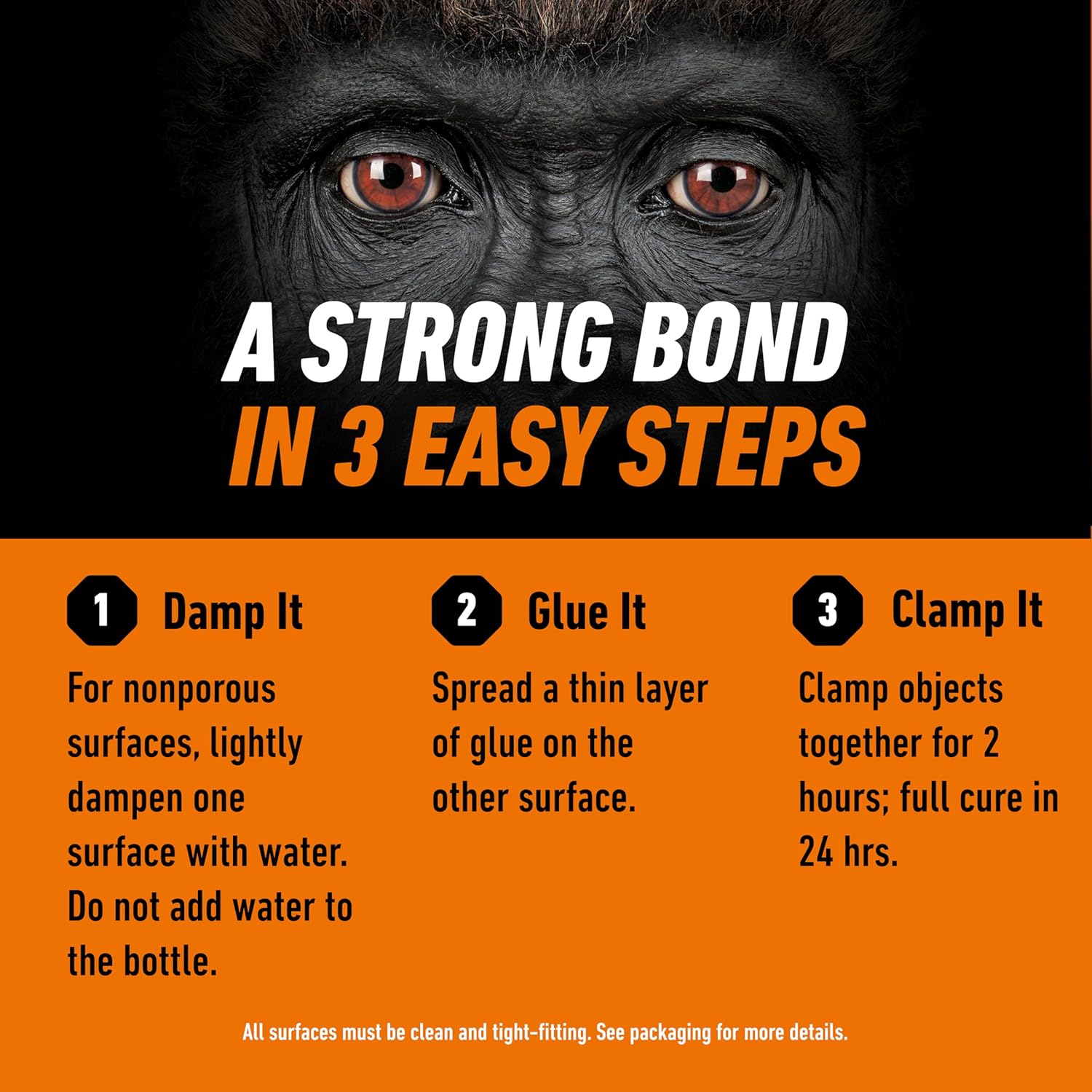Gorilla Premium Glue - 236 mL, Clear, Medium to High Viscosity
