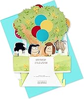 Vista 6 de Hallmark Paper Wonder Peanuts - Tarjeta de cumpleaños desplegable (Snoopy, Charlie Brown, Día lleno de diversión)