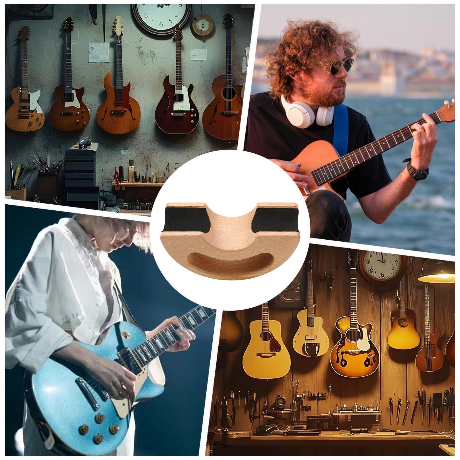 Cuna Reposamástil De Guitarra Soporte para Instrumentos Musicales | Soporte Apoyo Reposamástil Guitarra Soporte De En El Escenario Prácticas Mantenimiento Estudio Hogar Taller Y Banco De