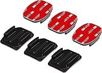Vista 9 de Soportes adhesivos para casco de montaje plano curvado 3M compatible con GoPro Hero 11, 10, 9, 8, 7, 6, 5, 4, session, 3+, 3, 2, 1, Hero (2018)